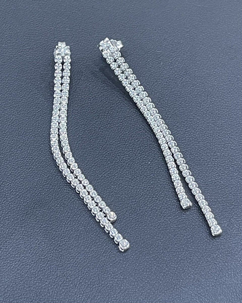 String on sale diamond earrings